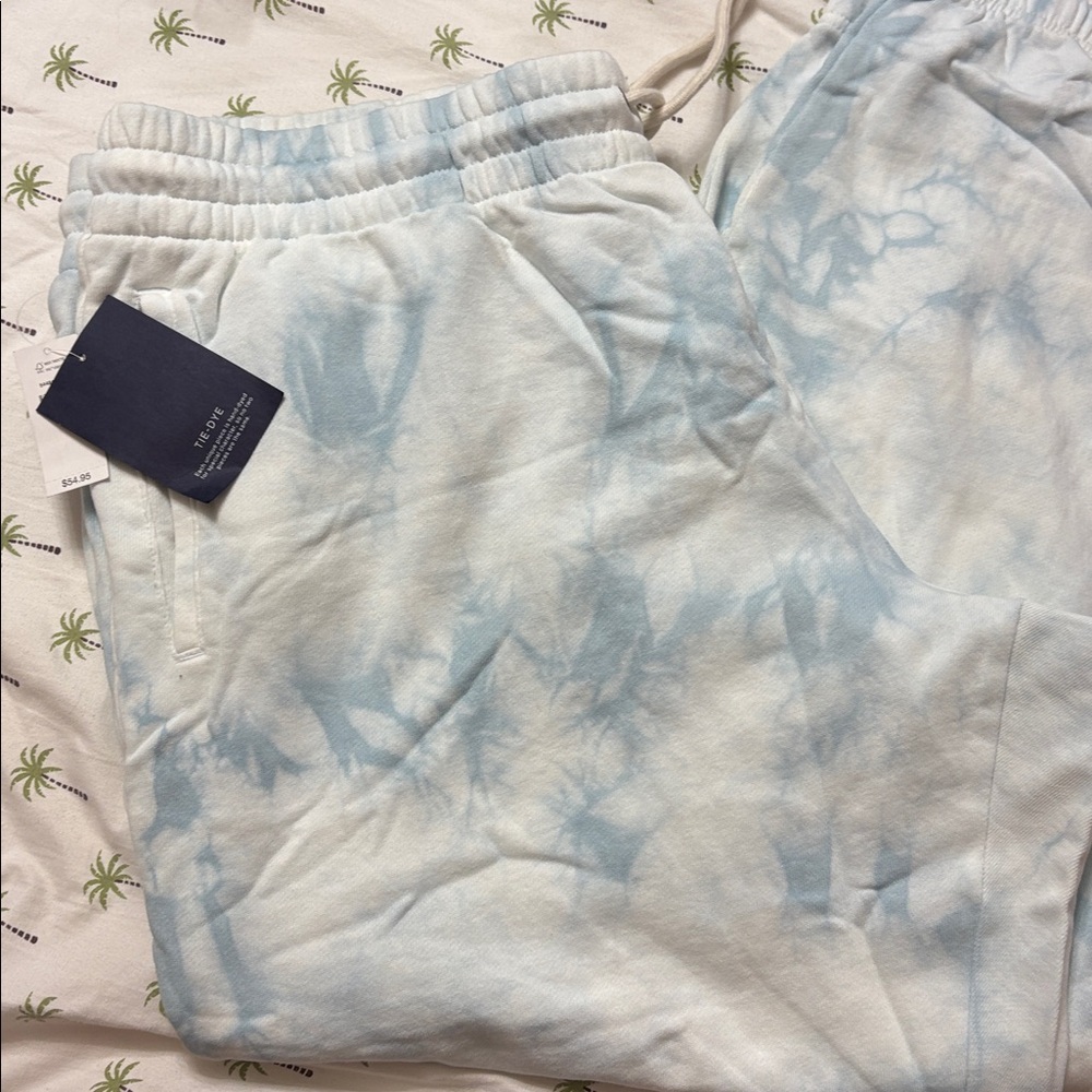GAP Sky Blue Tie-Dye Joggers
